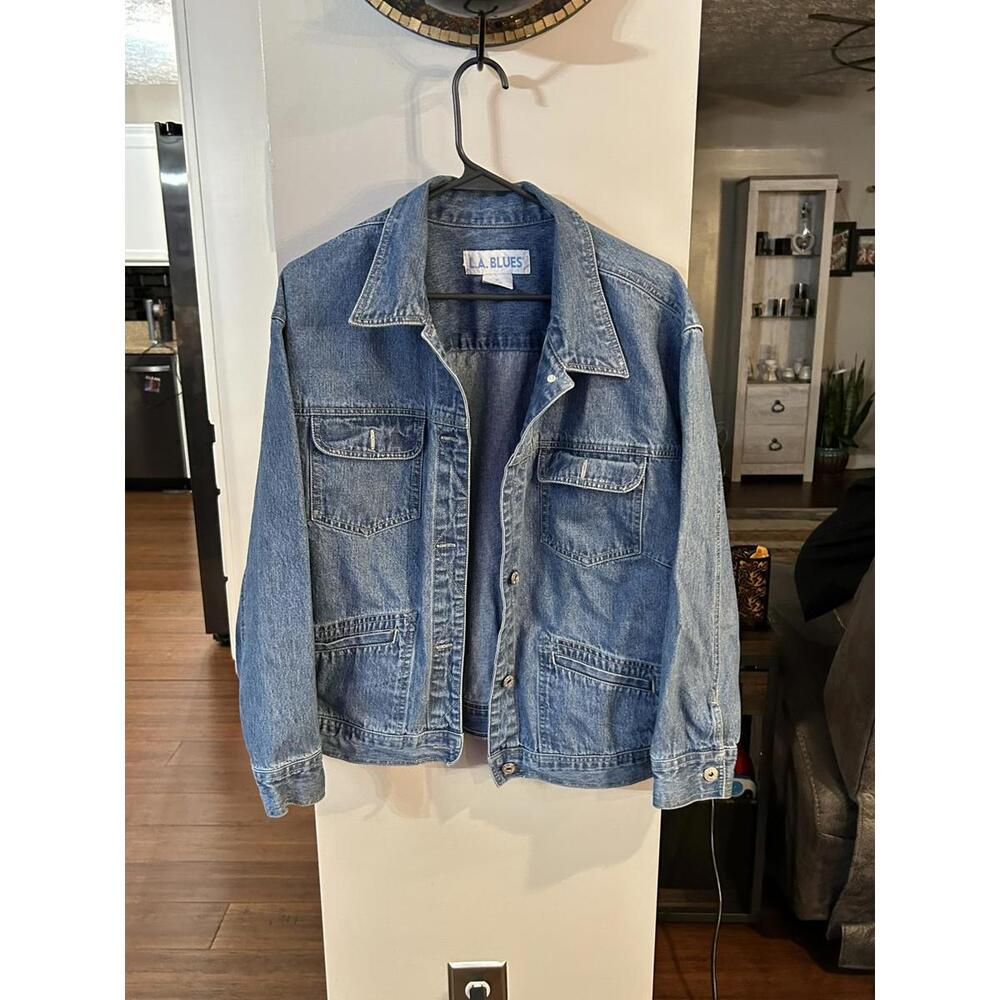 Vintage Men's L.A. Blues Denim Jacket XL